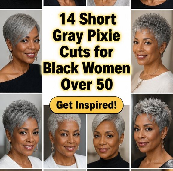 short gray pixie cuts