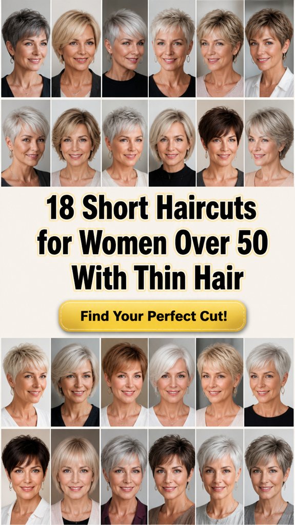 short hairstyles for thin hair