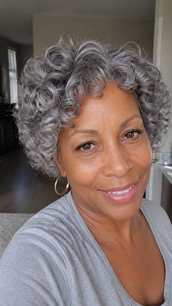 short layered curly definition