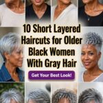 short layered gray styles