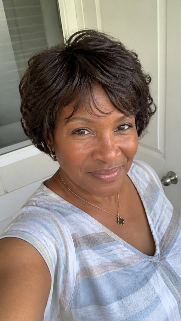 short layered soft curls