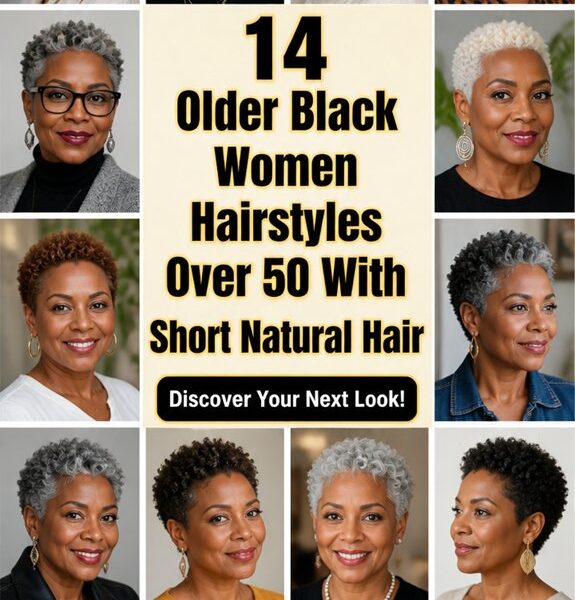 short natural hairstyles over50