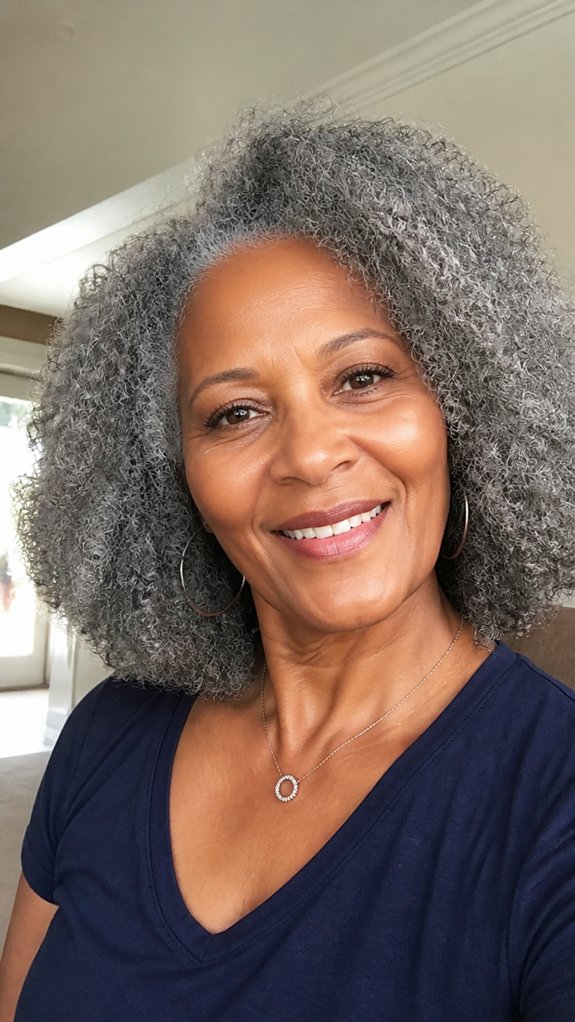 shoulder length graceful short curls