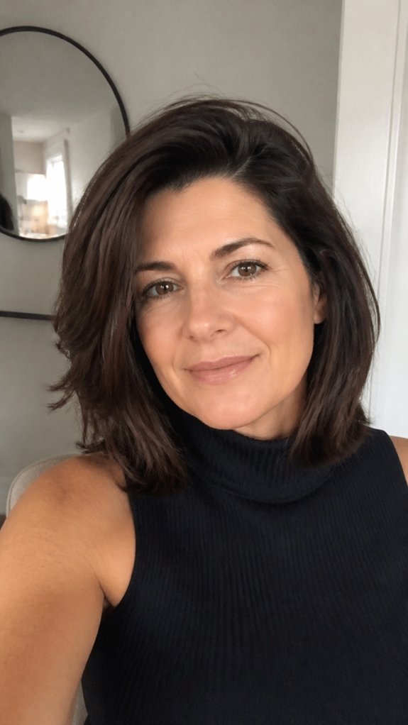 side part collarbone lob volume