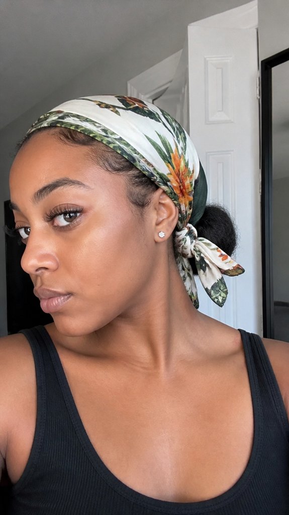 sleek low bun blowout preservation