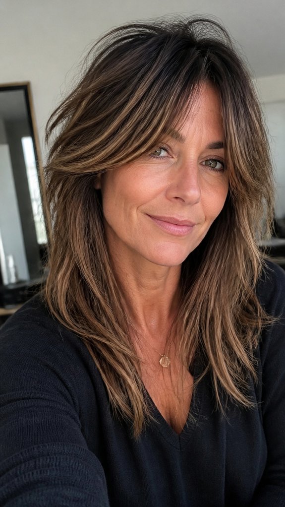 soft cool balayage ribbons