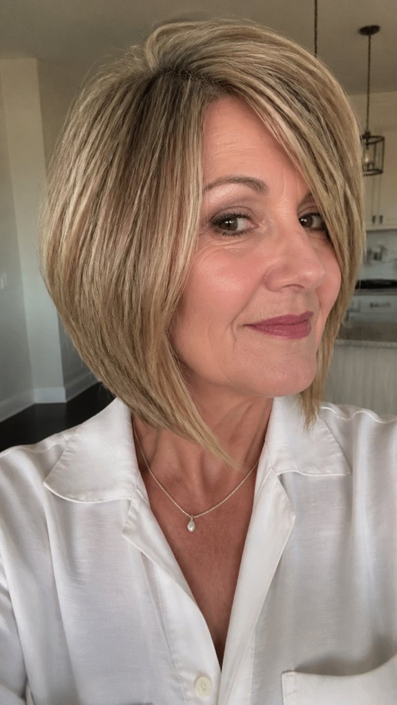 stacked angled bob movement