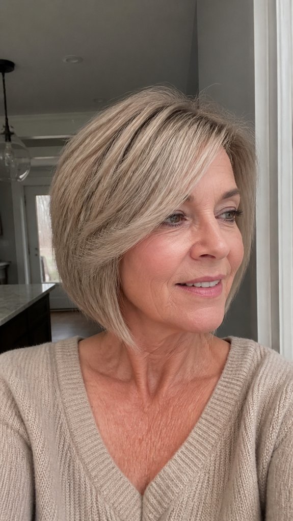stacked angled bob routine