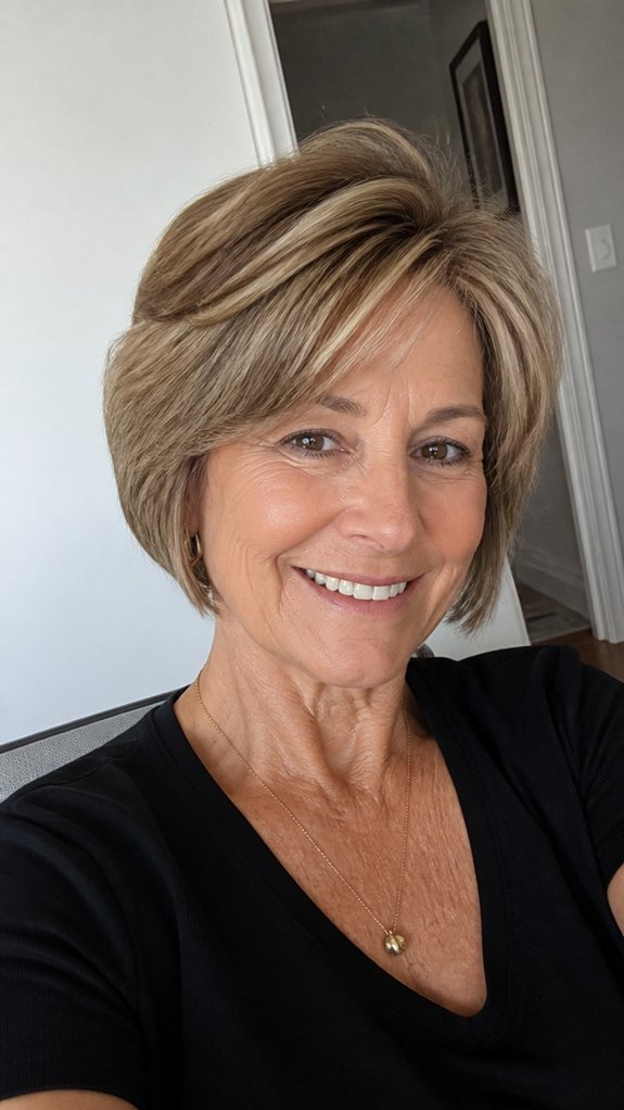 stacked graduated bob for volume