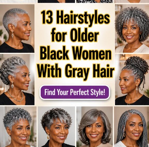 stylish gray hair looks