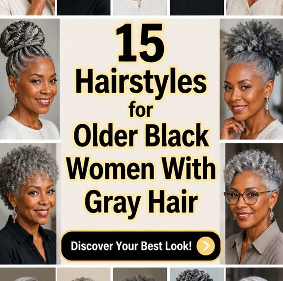 stylish gray hairstyles for seniors