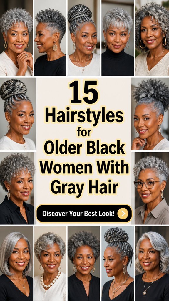 stylish gray hairstyles for seniors