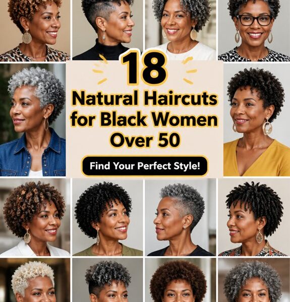stylish natural hairstyles for 50