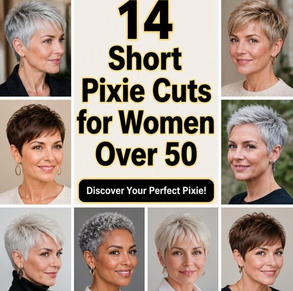 stylish pixie hairstyles for 50