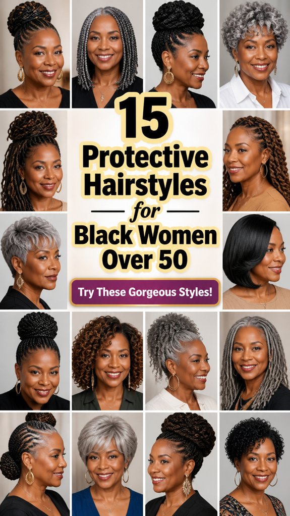 stylish protective hairstyles for 50