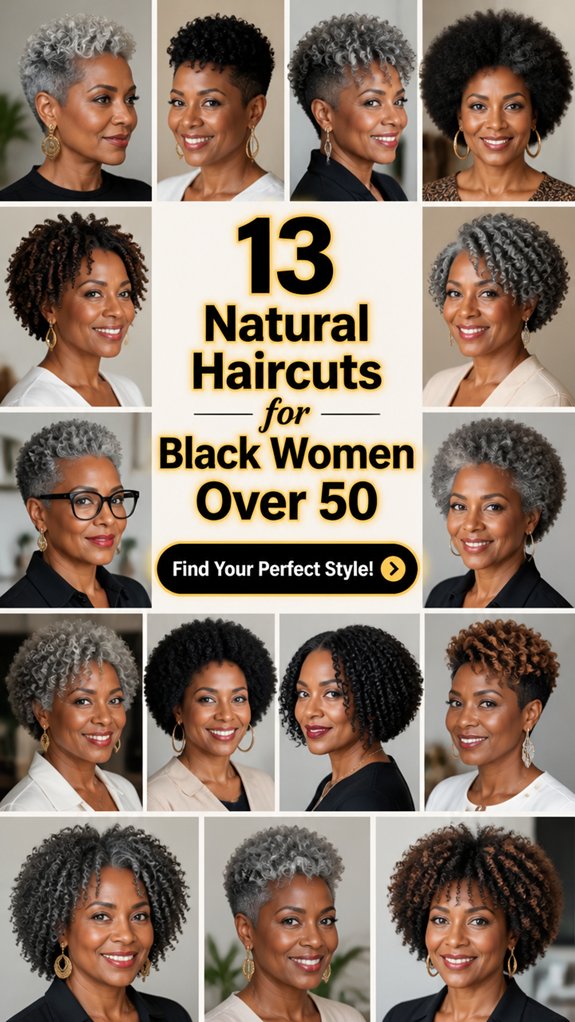 stylish short natural cuts