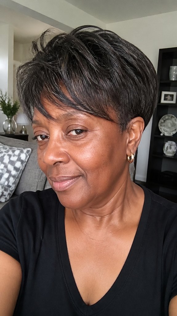 tapered nape layers description