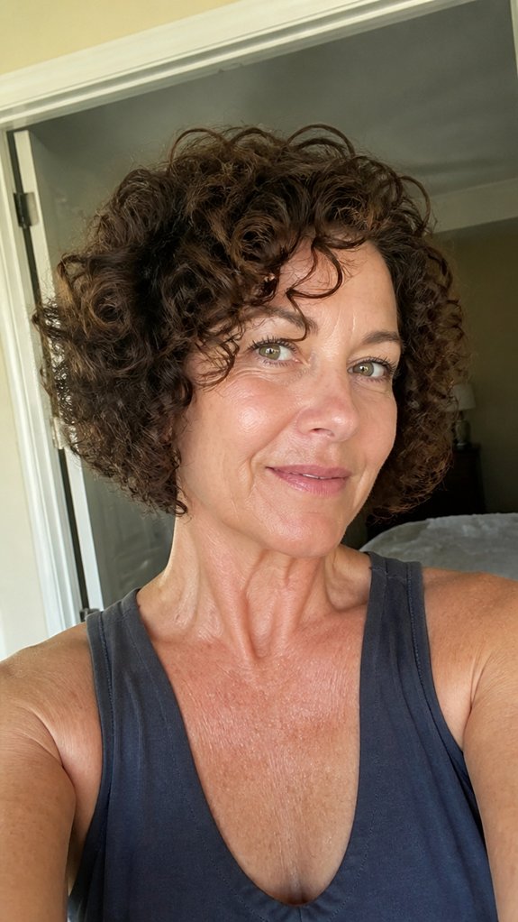 tapered neckline for curls