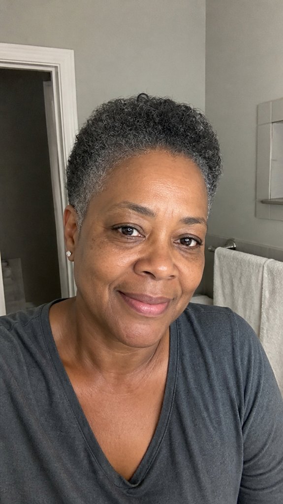 tapered textured low maintenance pixie