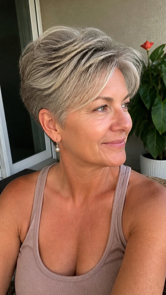 textured airy pixie lift