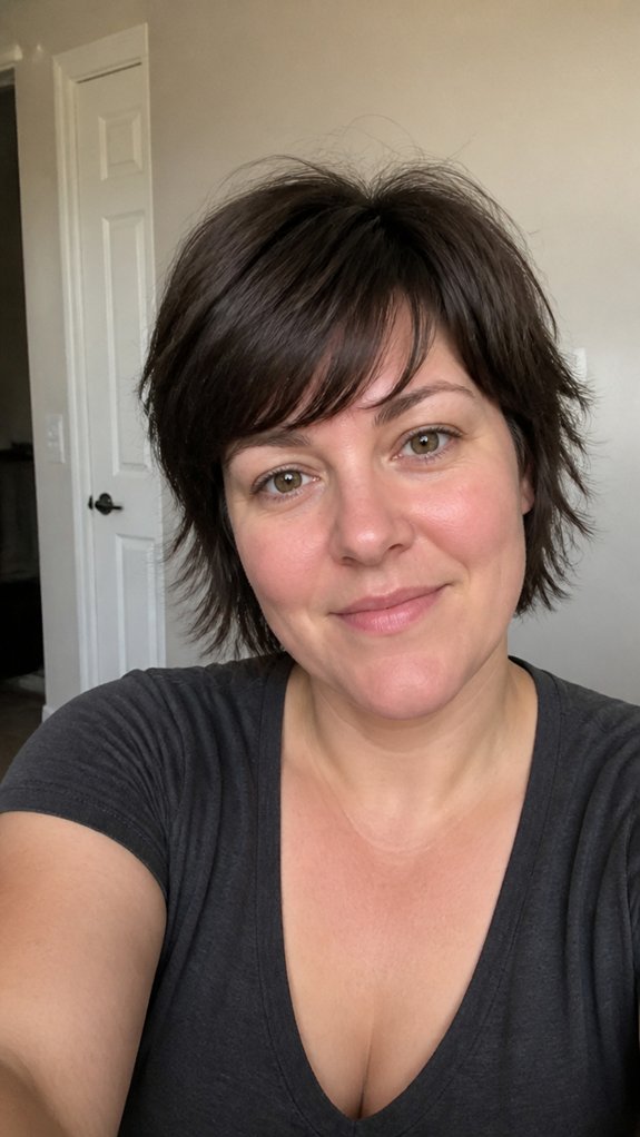 textured layers with crown lift