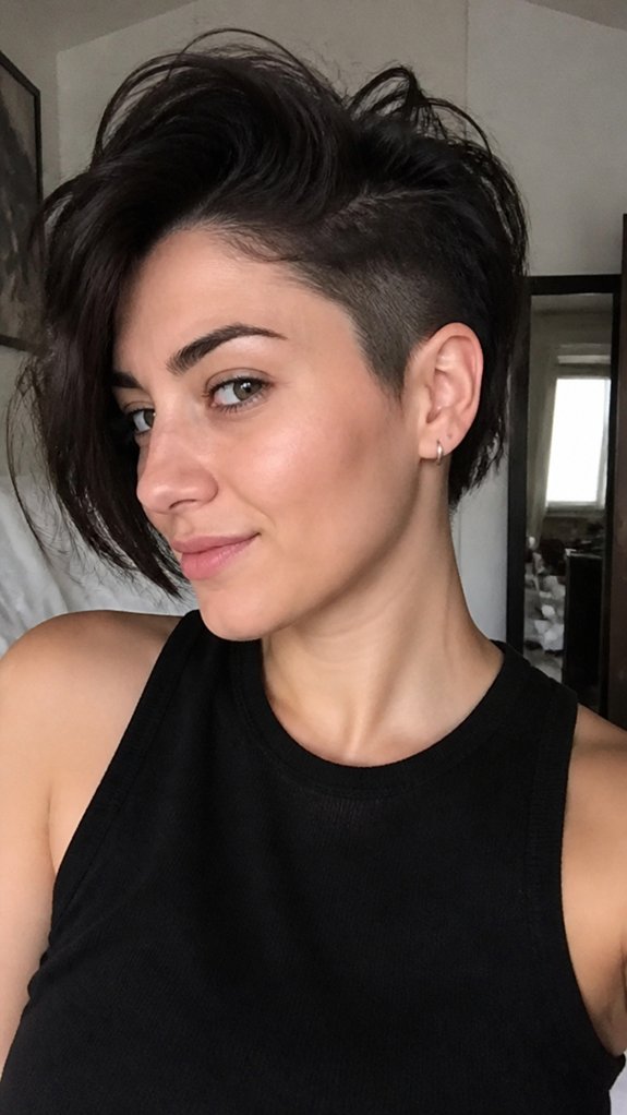 textured soft undercut bob movement