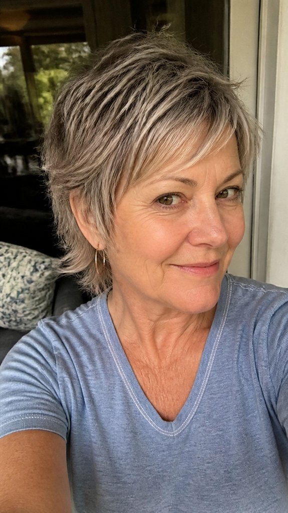 thinning friendly textured mixie pixie
