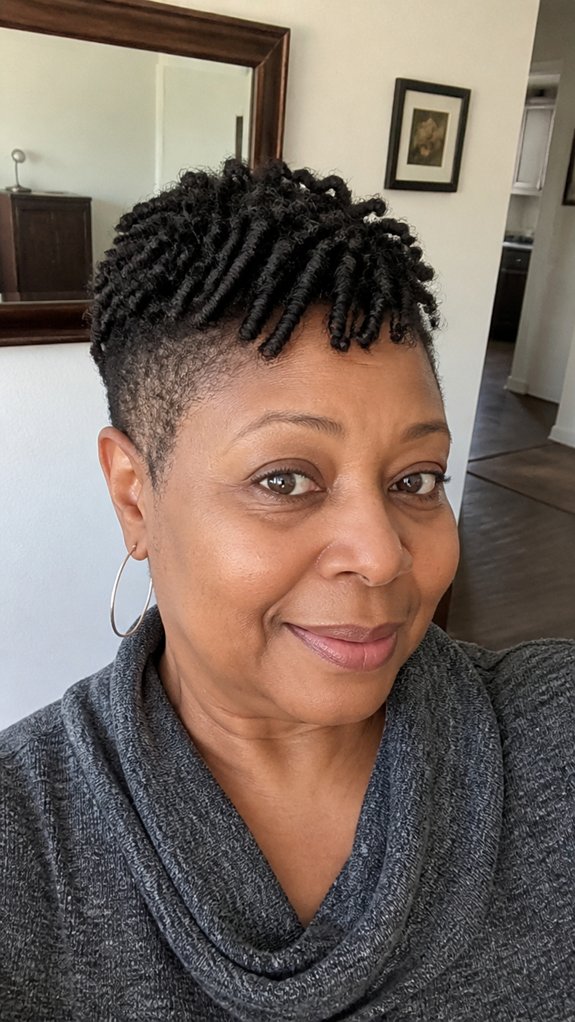 twisted top tapered sides