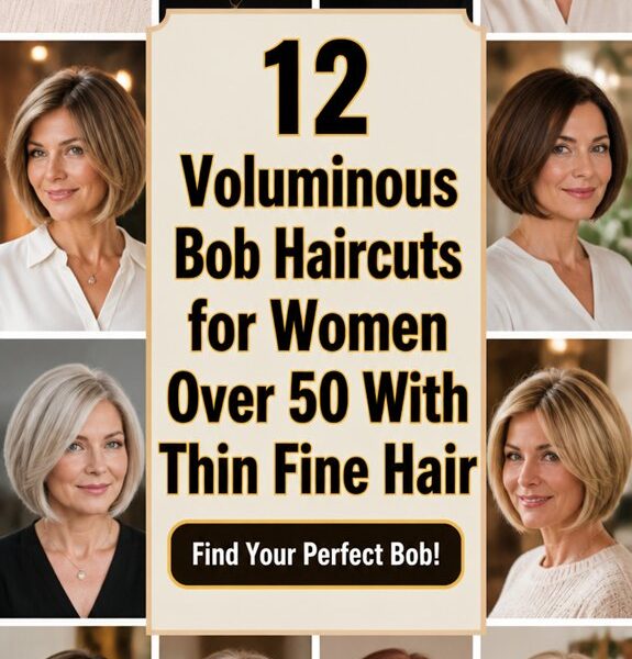 voluminous bob styles for 50
