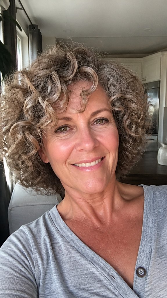 voluminous curly bob lift