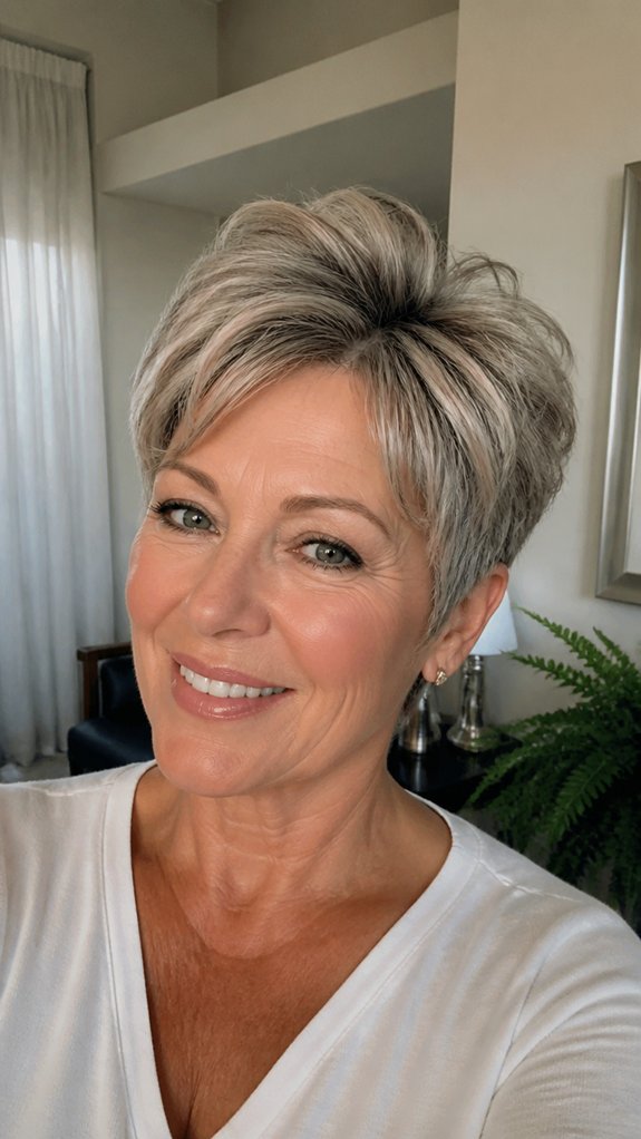 voluminous pixie boost technique