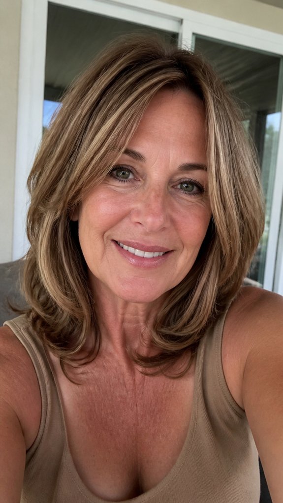 warm sun kissed caramel balayage
