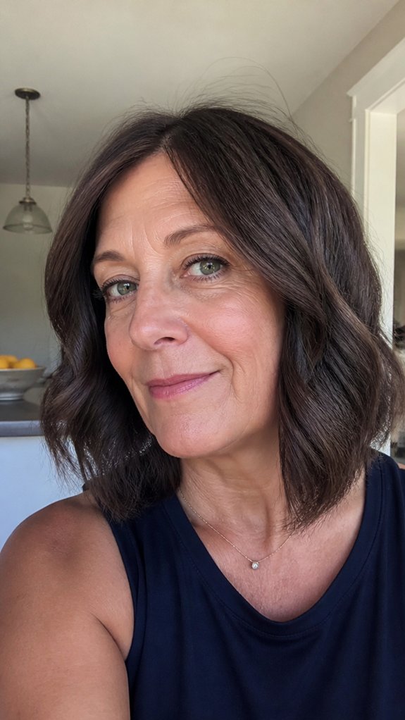 wavy lob for shine