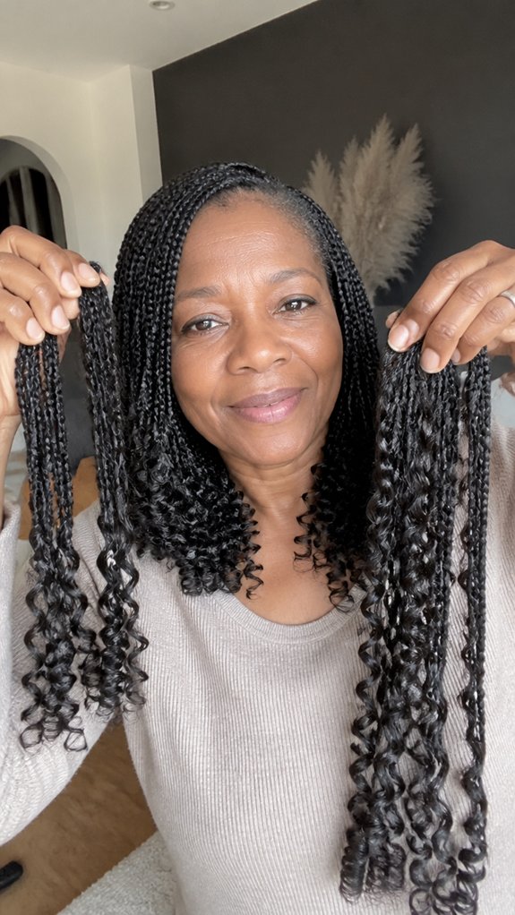 choose balanced comfortable curl length