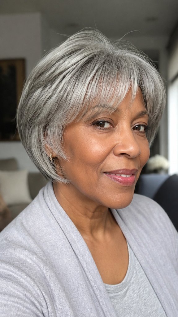 graduated bob with crown lift