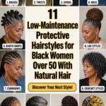 protective natural hairstyles over50