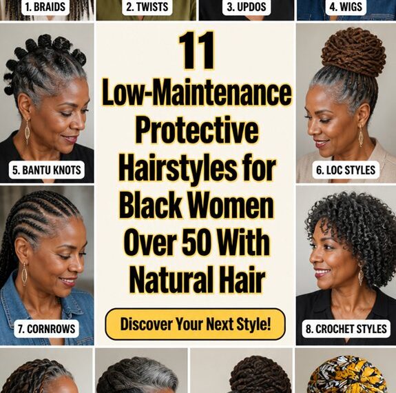 protective natural hairstyles over50