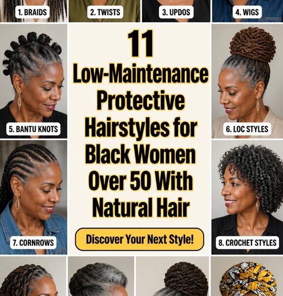 protective natural hairstyles over50