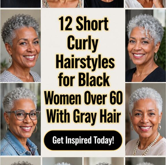 short curly gray hairstyles