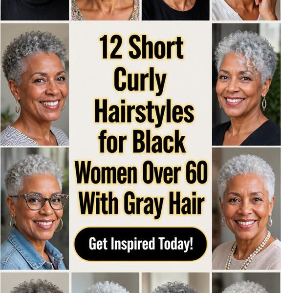 short curly gray hairstyles
