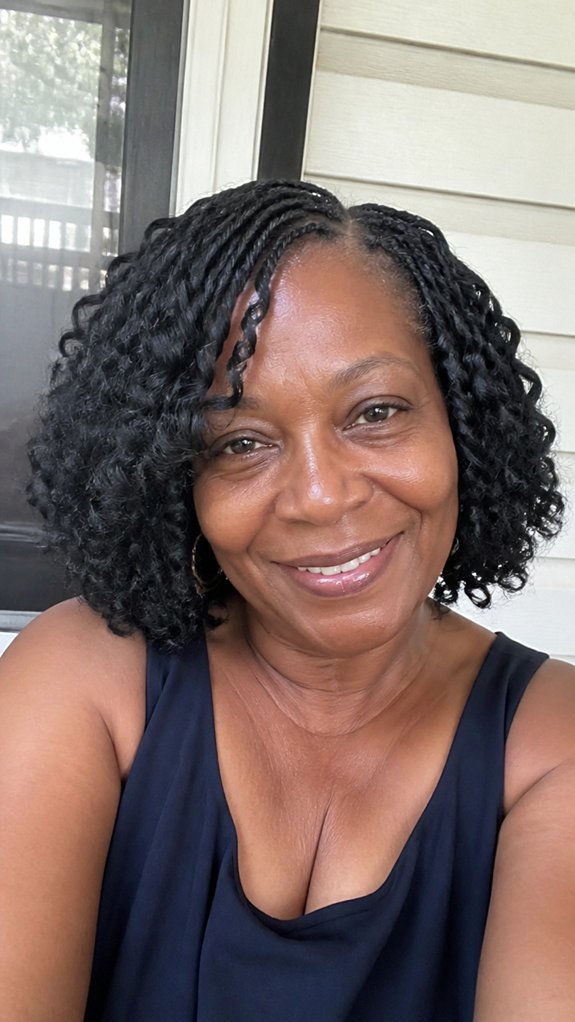 shoulder length milano curl bob