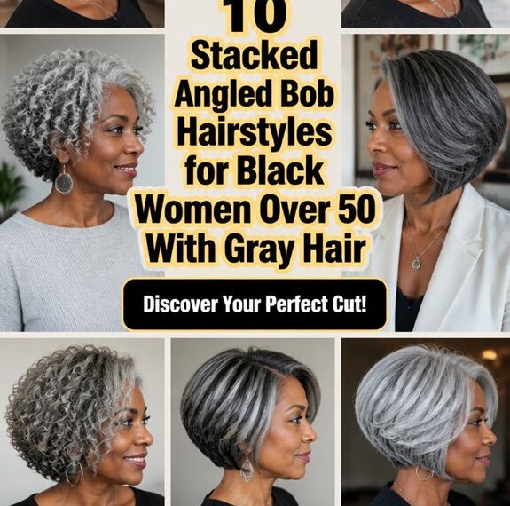 stacked angled bob ideas