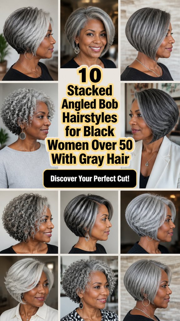 stacked angled bob ideas