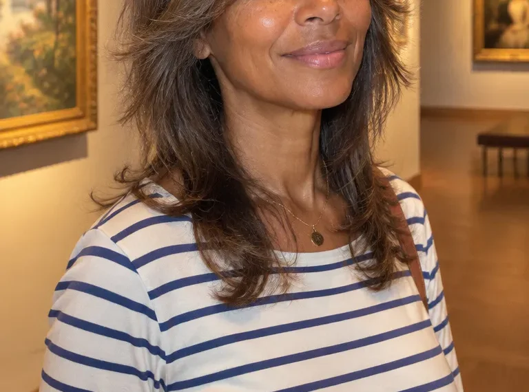 Long shag haircut with soft face-framing layers and airy ends for fine hair