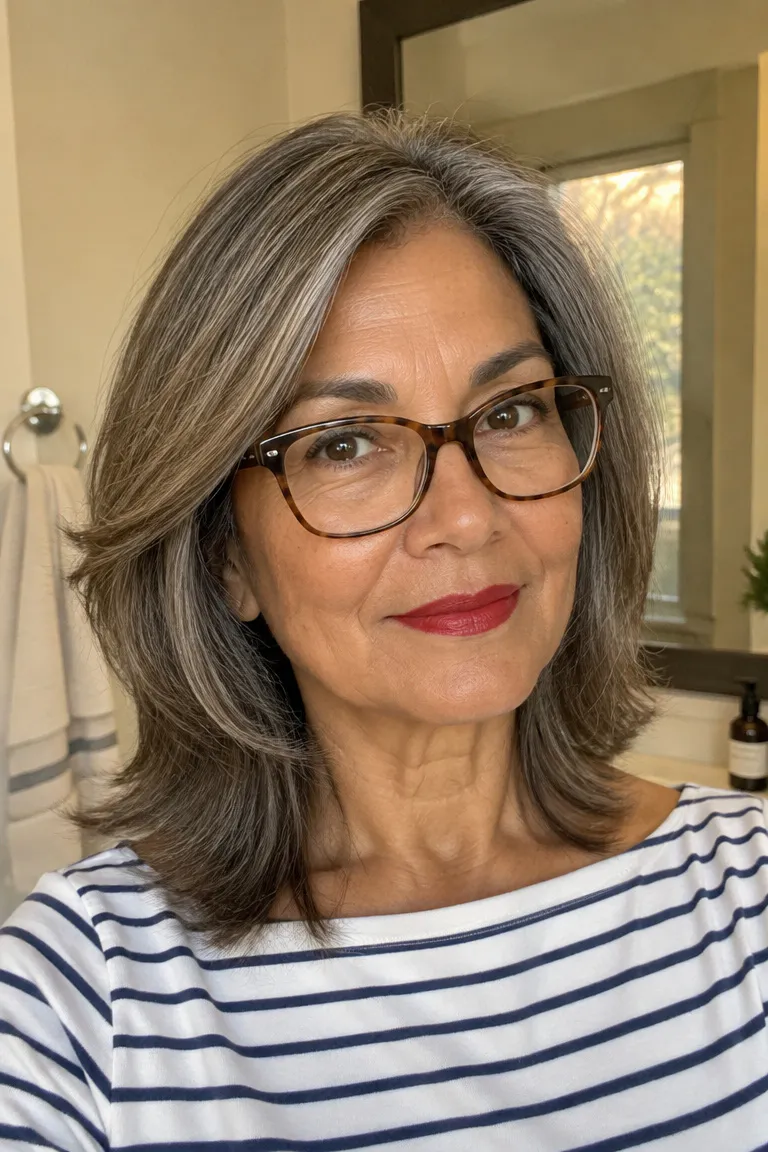 Shag-lite cut with controlled movement and full ends